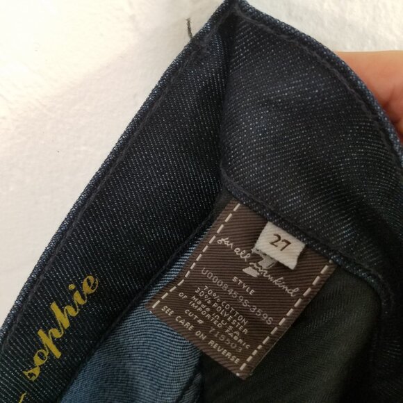 7 For All Mankind SHOPHIE Jeans Size 27 - Picture 7 of 7